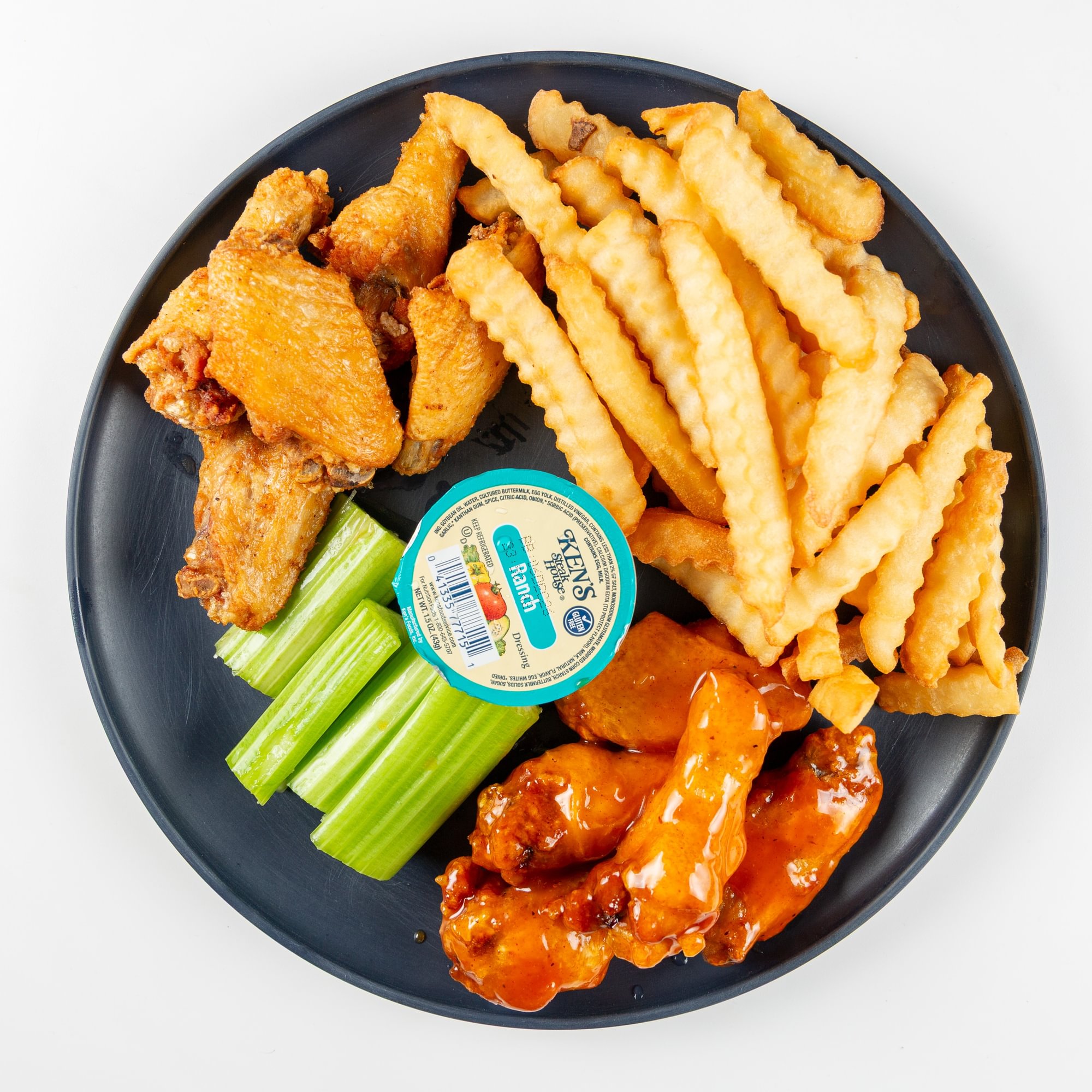 6PC Wings W/ Fries