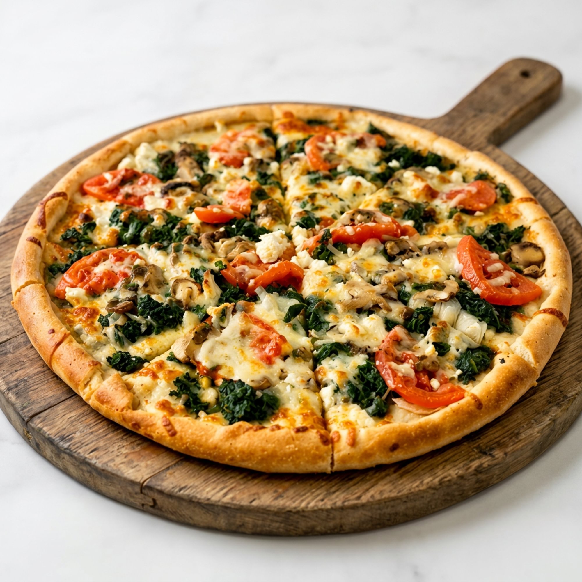 White Greek Pizza