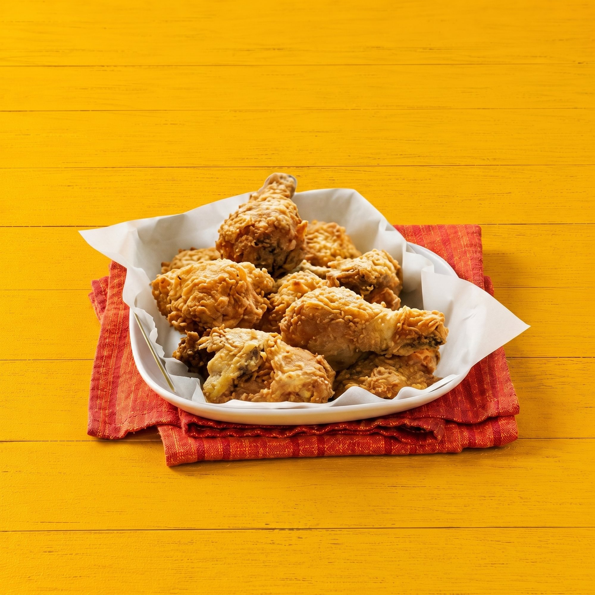 6 Piece Fried Chicken, Fries & Drink