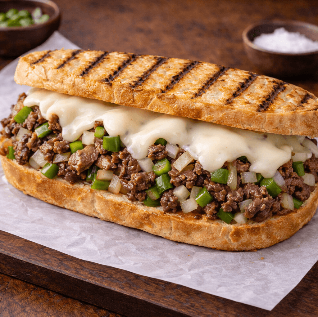 Grilled Franklin's Philly Sandwich