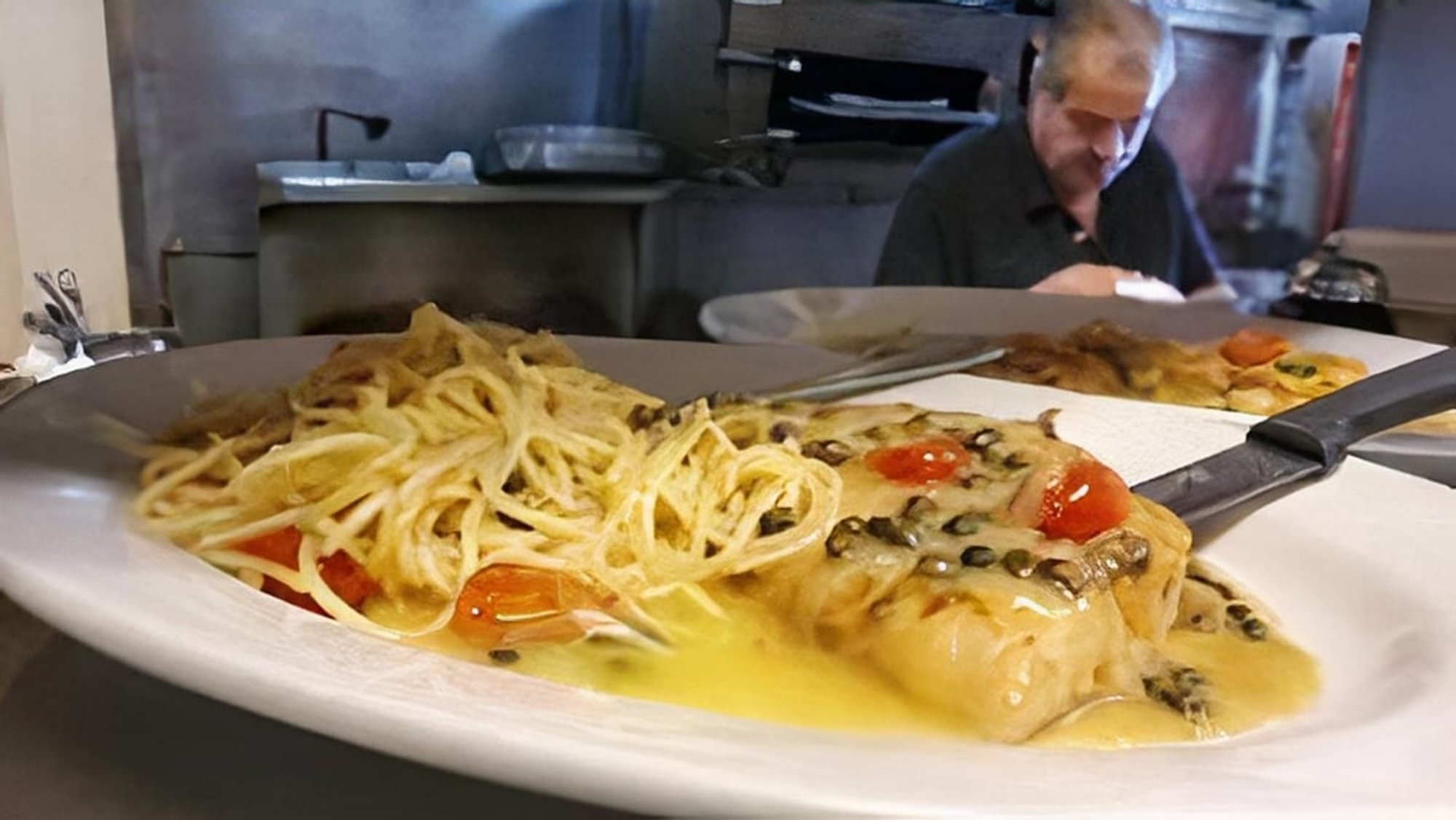 Fresh tilapia piccata