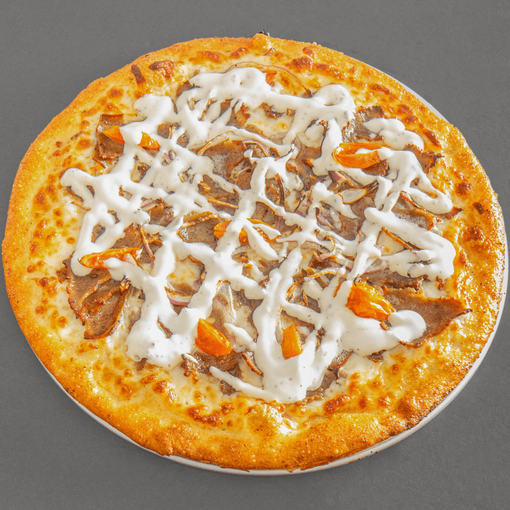 Beef and Lamb Gyro Pizza
