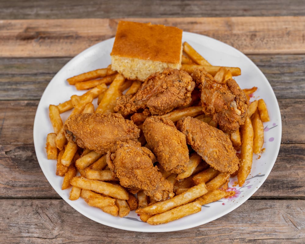 #5 6pc Winglet Meal