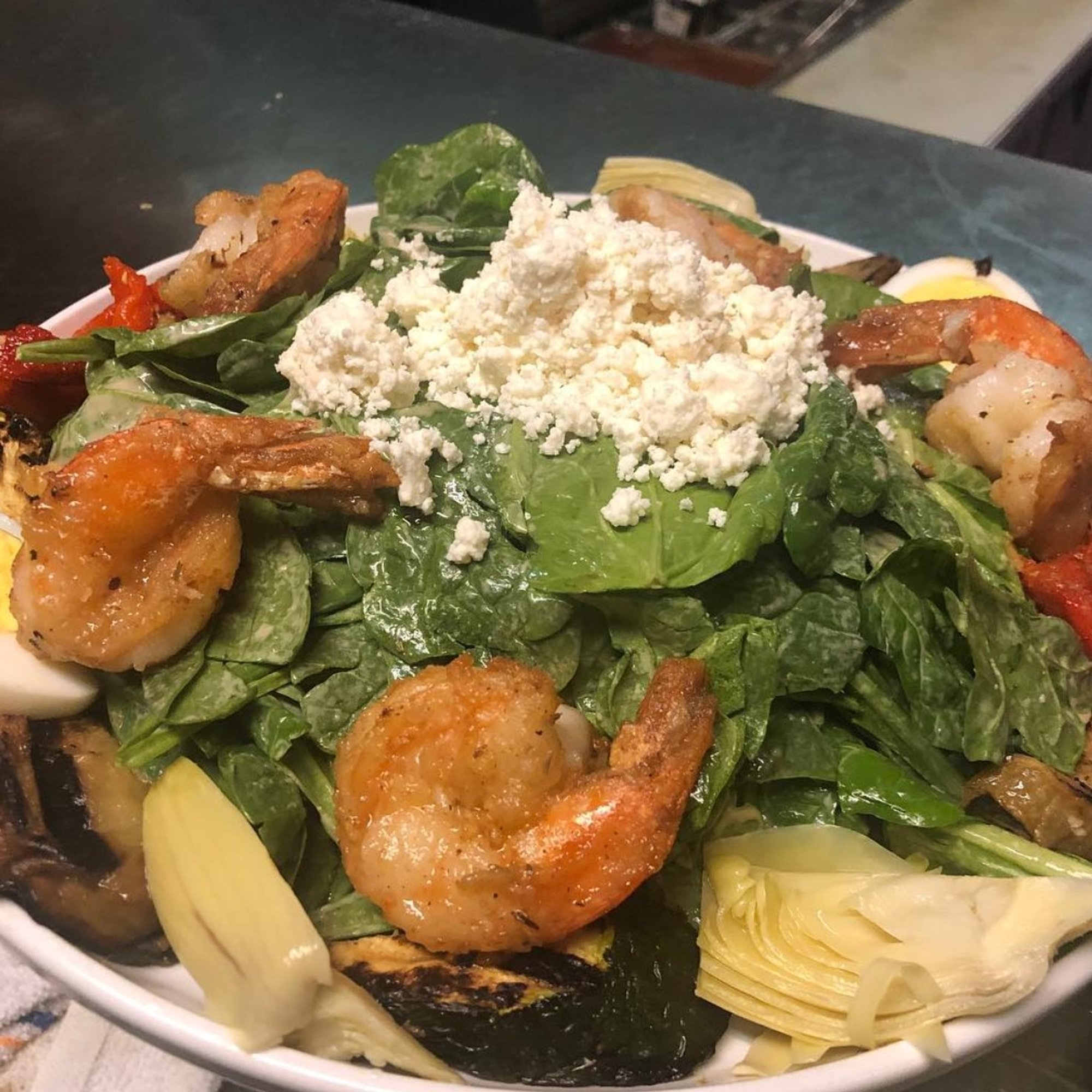 Spinach Salad With Shrimp