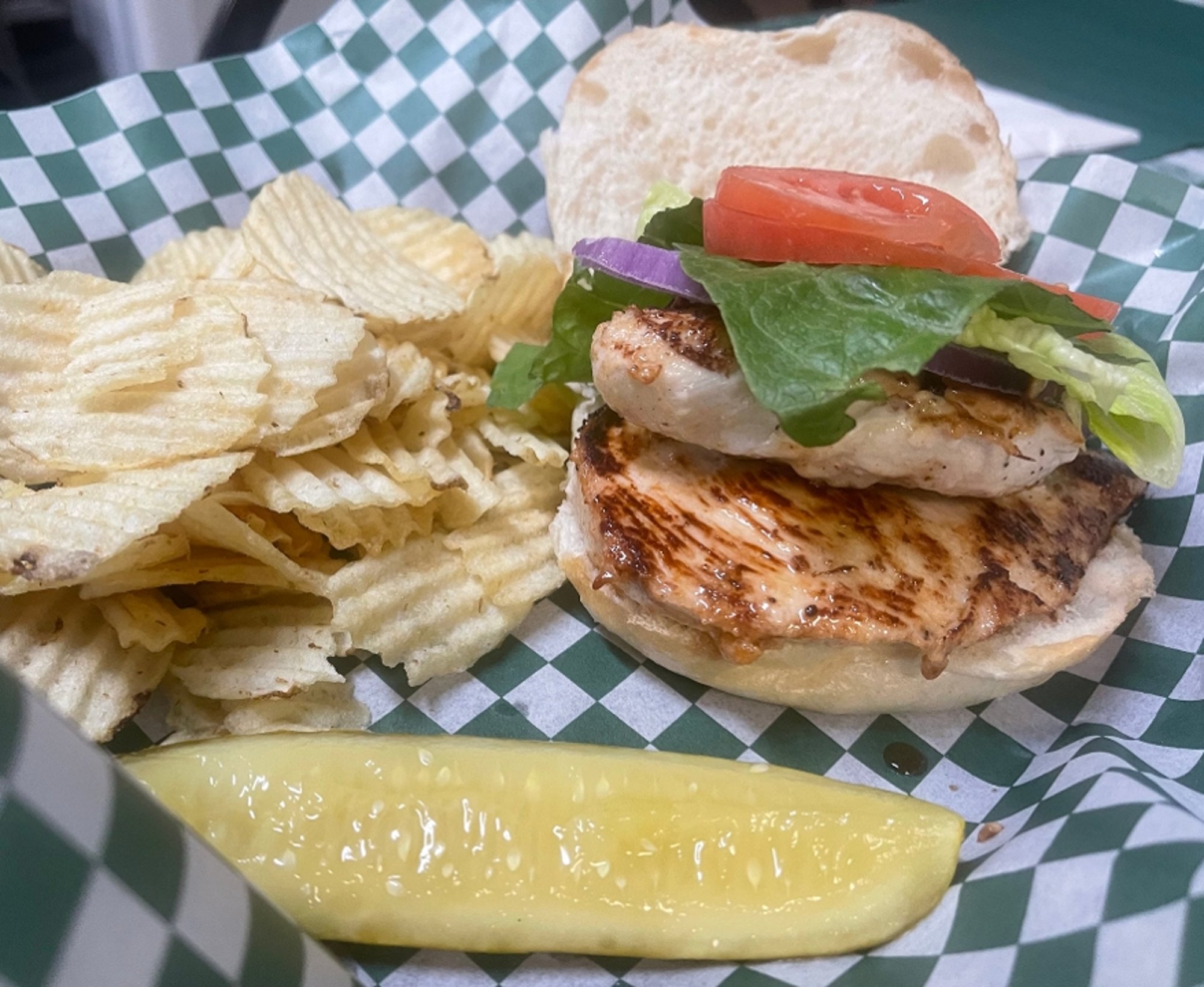 Two Breast Grilled Chicken Sandwich