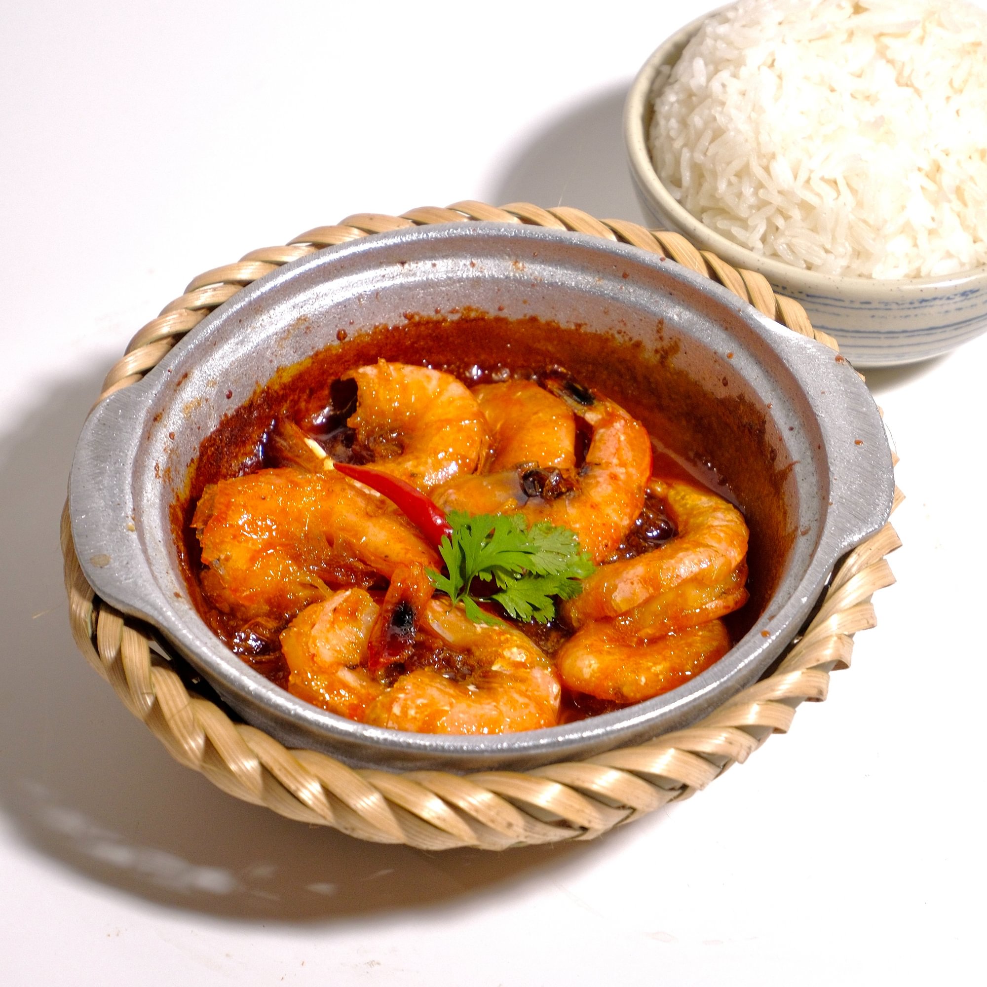 Sweet & Savory Shrimp Clay Pot Rice / Cơm Tôm Ram