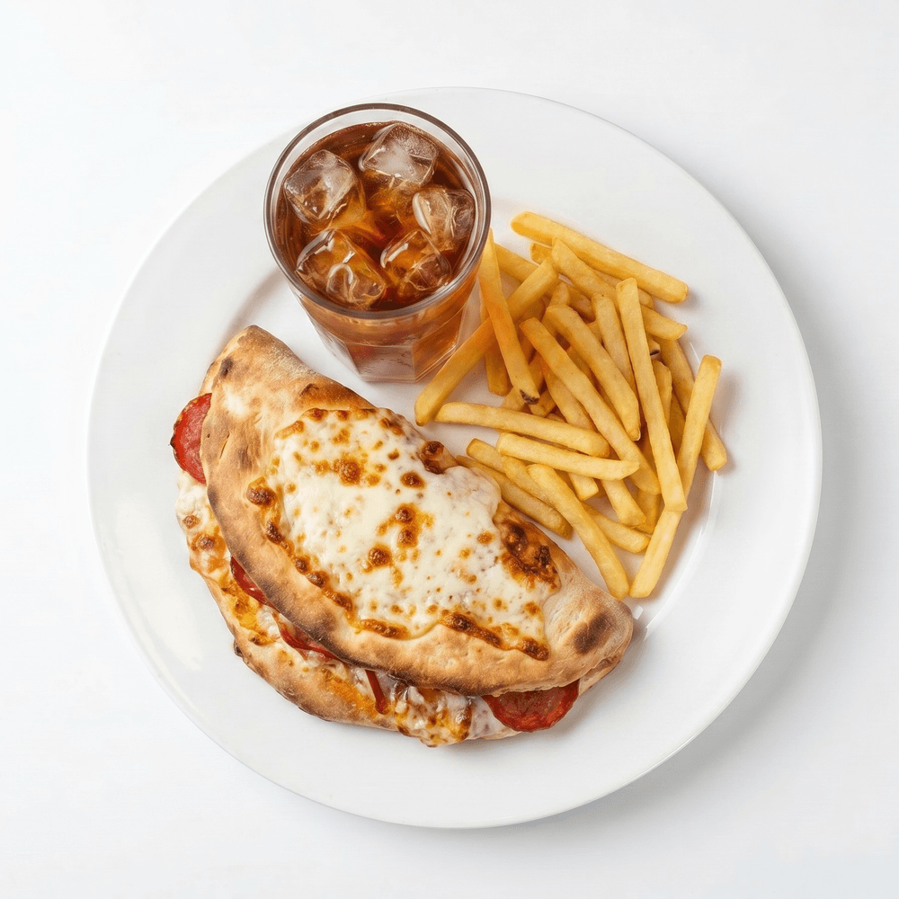 4 Item Pizza Grinder & Fries Combo