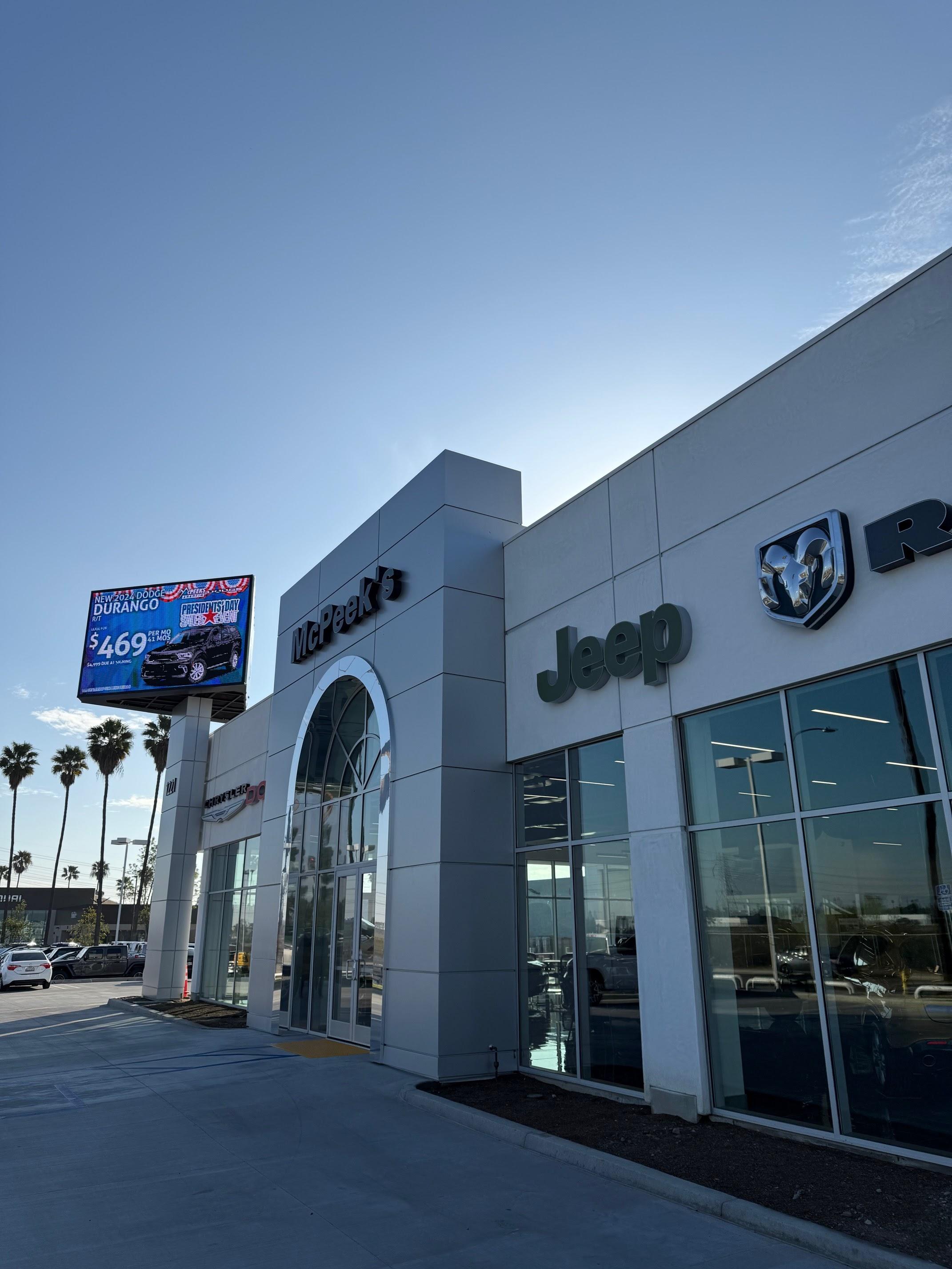 McPeek's Chrysler Dodge Jeep RAM of Anaheim Image