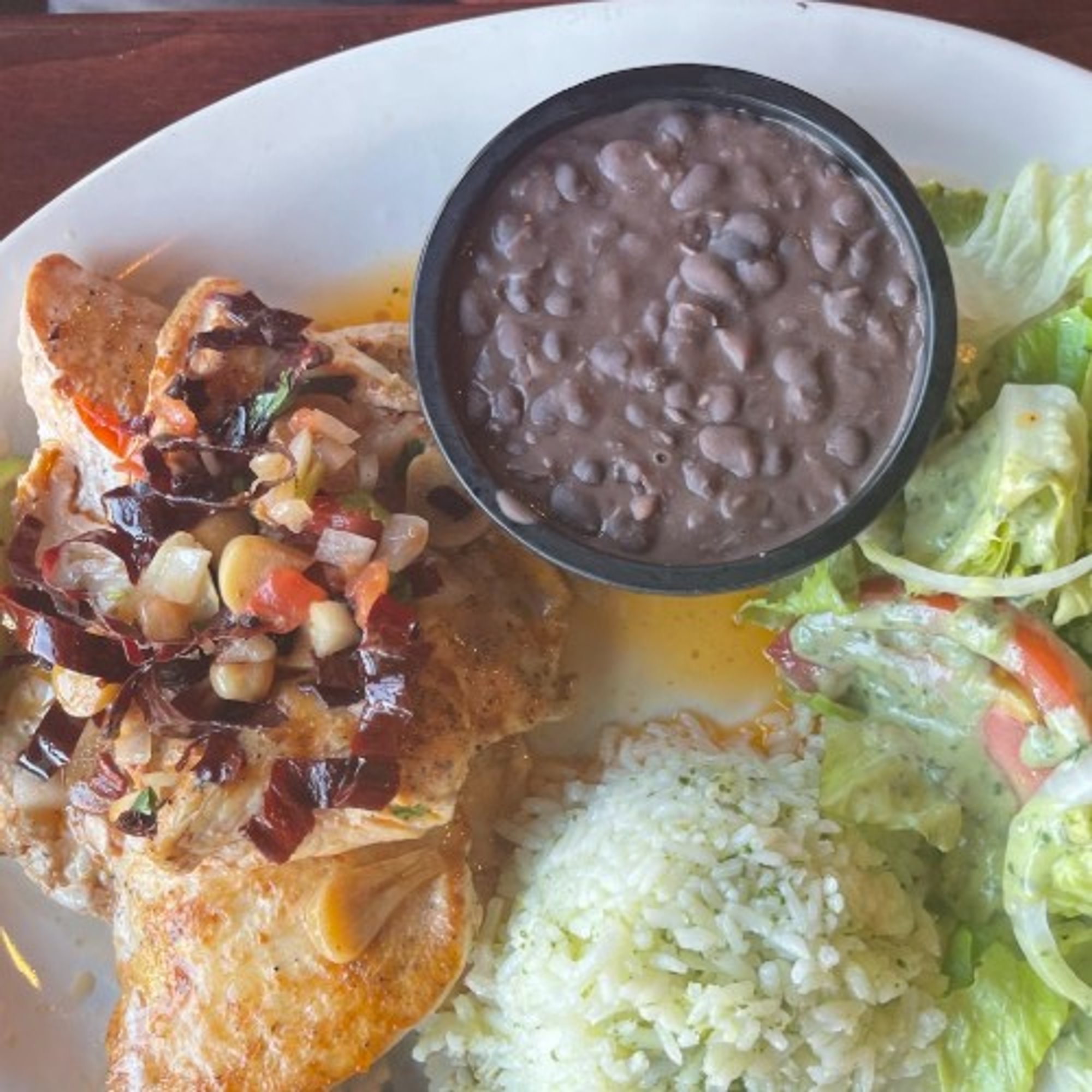 Chicken Mojo De Ajo Lunch