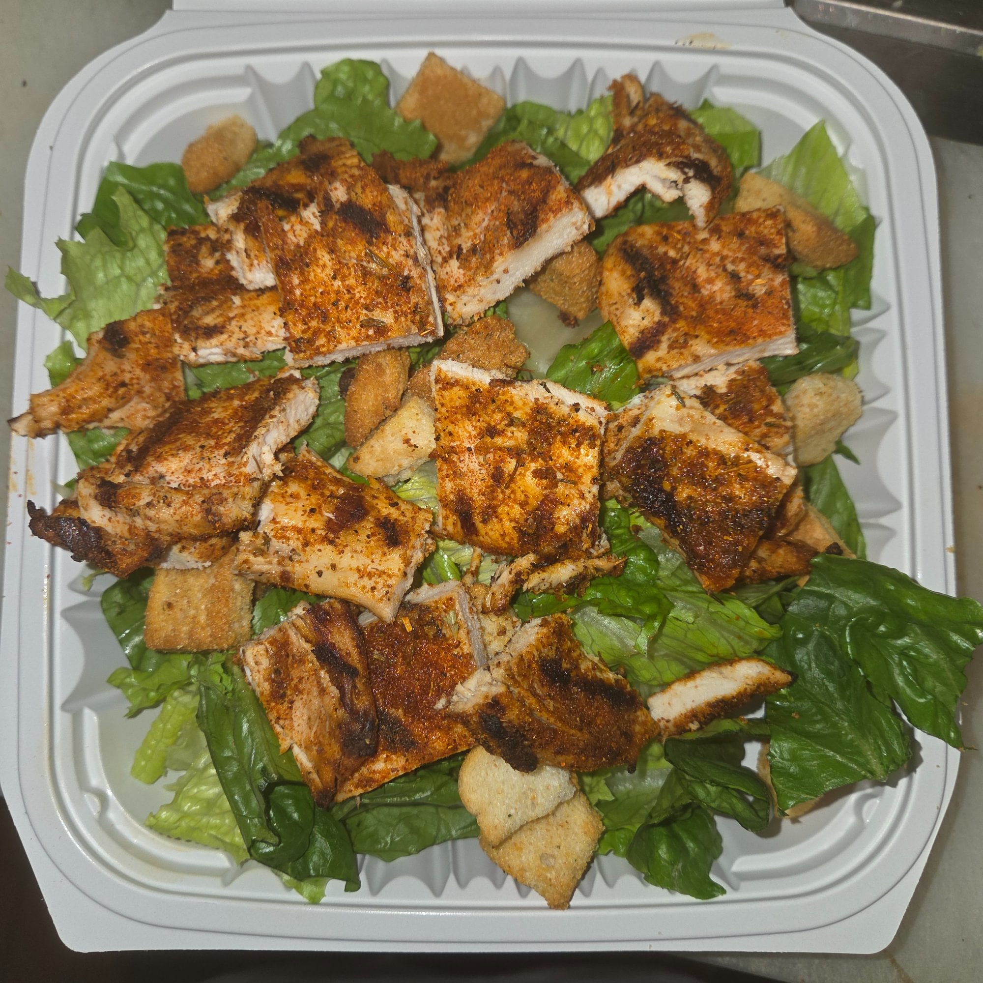 Blackened Chicken Caesar Salad