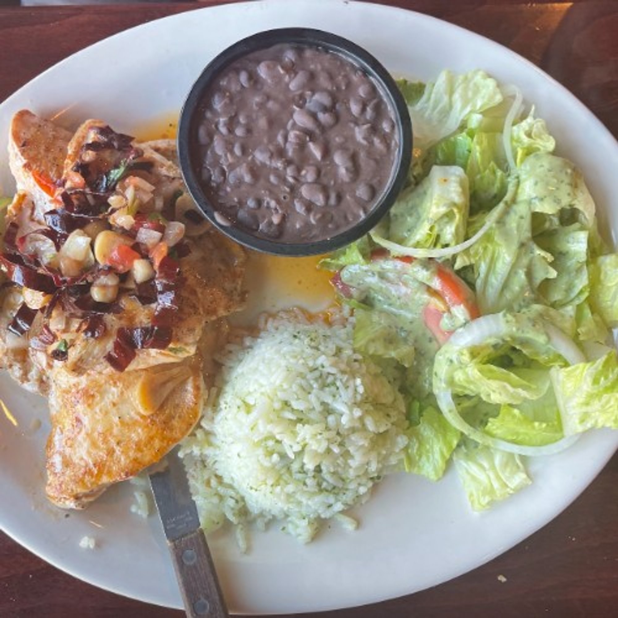 Chicken Mojo De Ajo Dinner