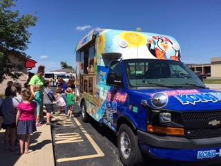 We have Kona Ice come to our center every other Friday during the summer to treat all of our kiddos and staff