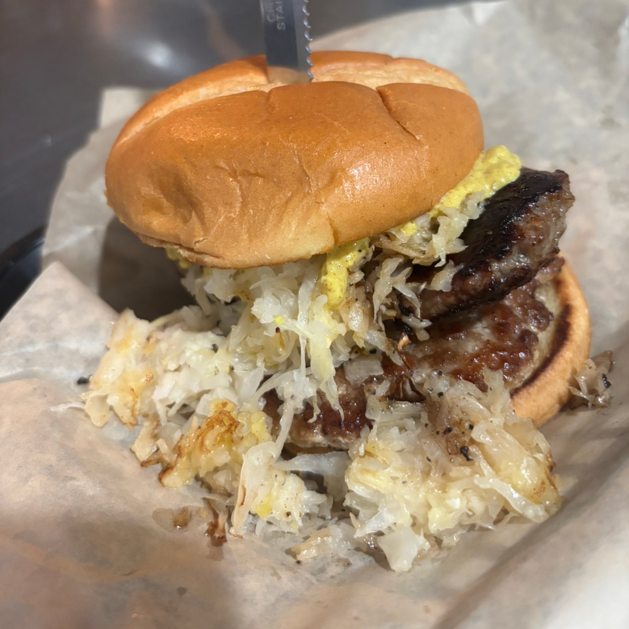 Angry Kraut Burger