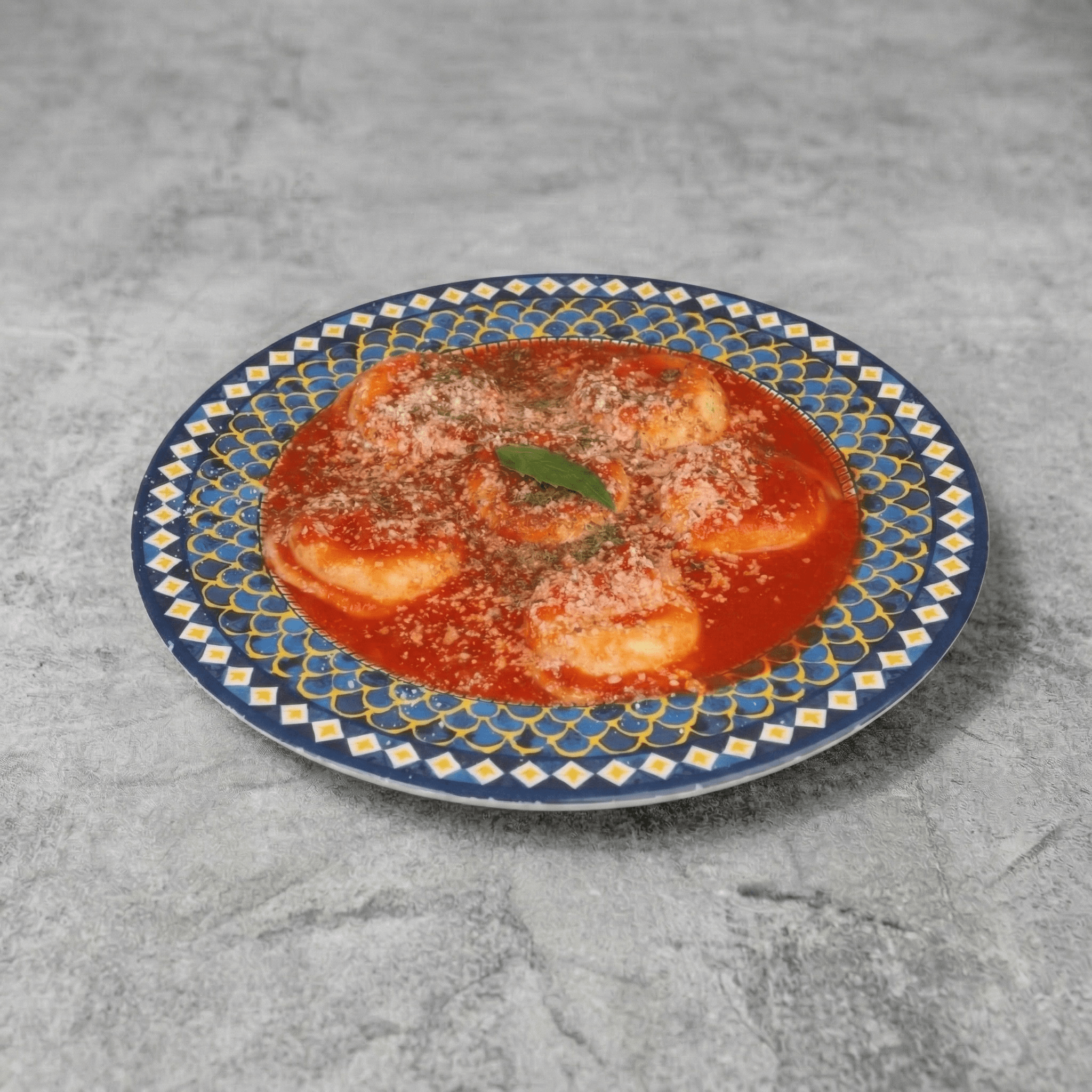 Cheese Ravioli with Pomodoro Sauce