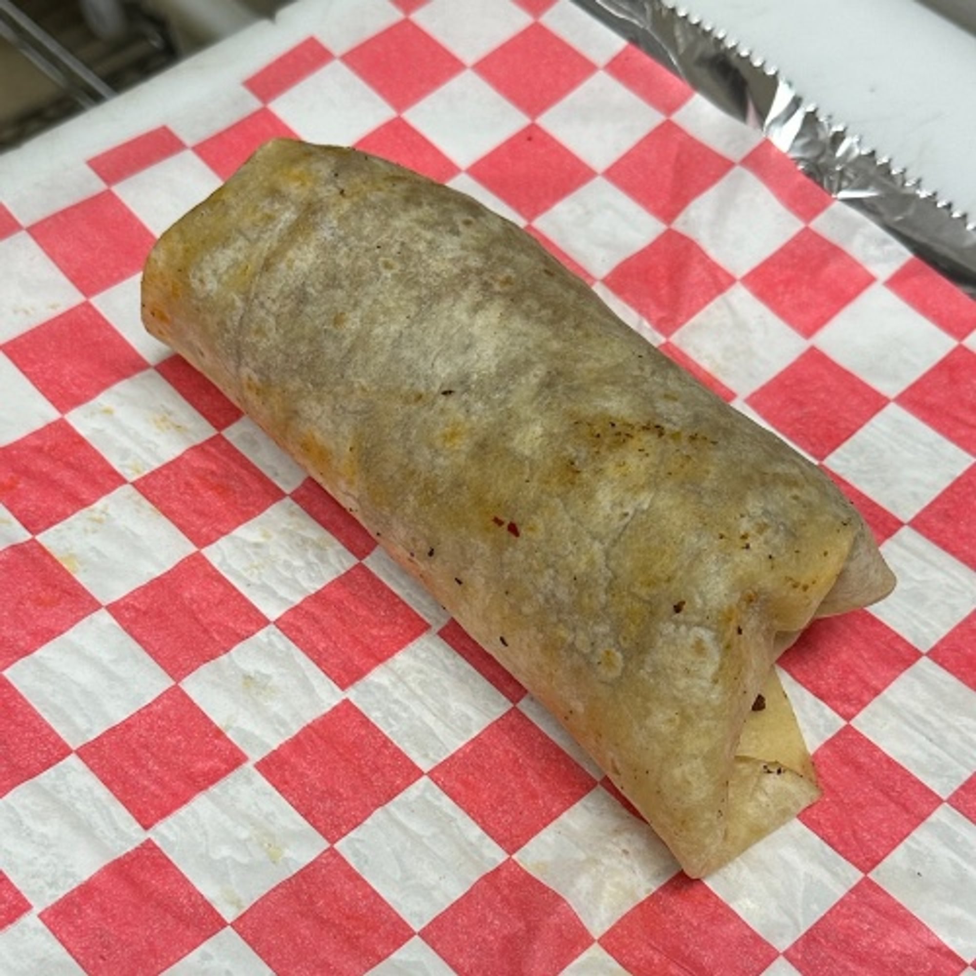 Chicken, Steak or Ground Beef Burrito
