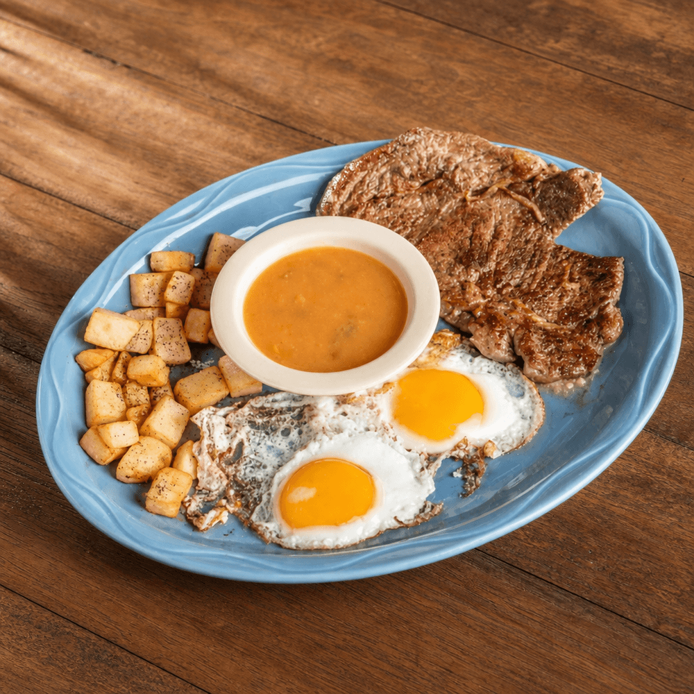 B4. Steak & Eggs