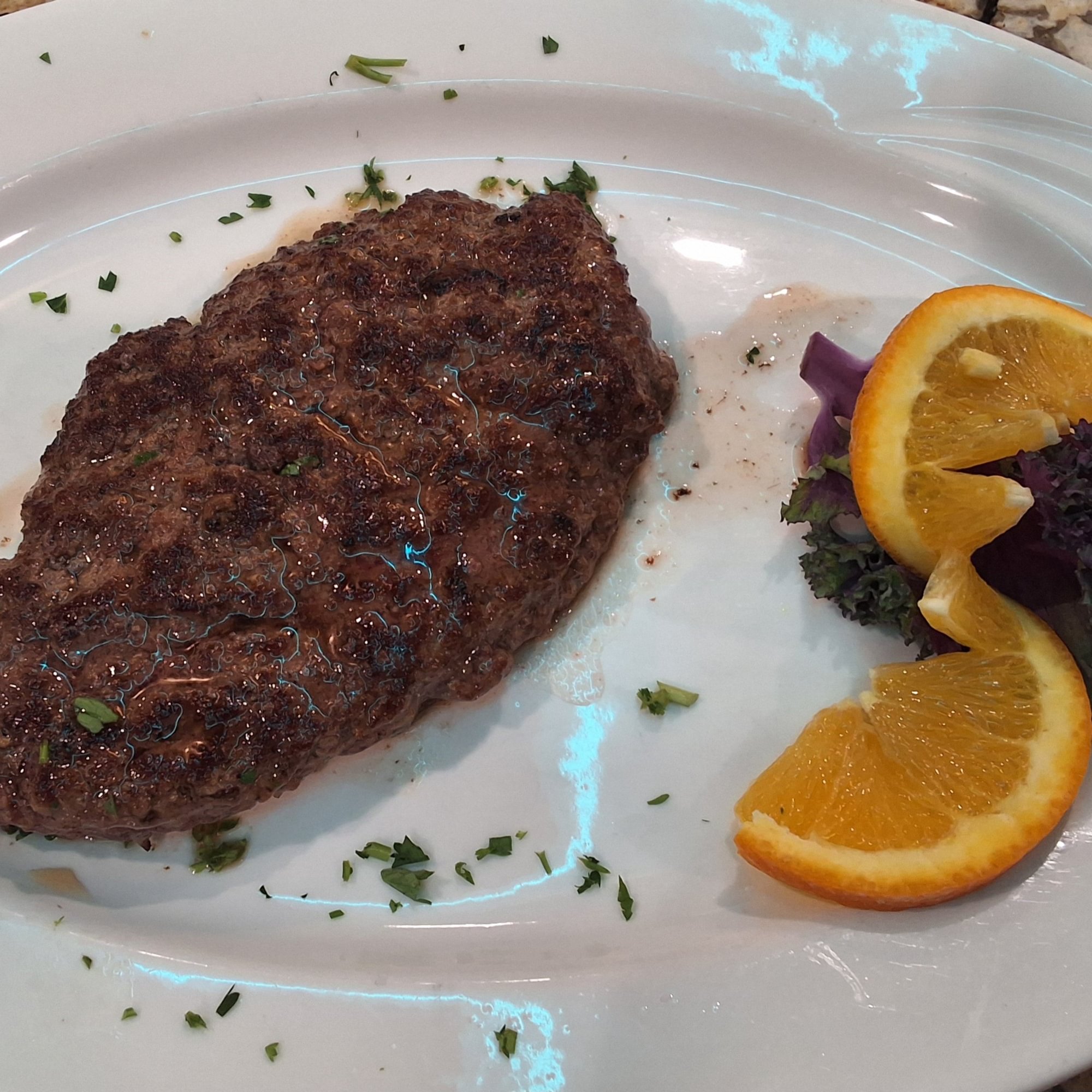 Broiled Chopped Sirloin