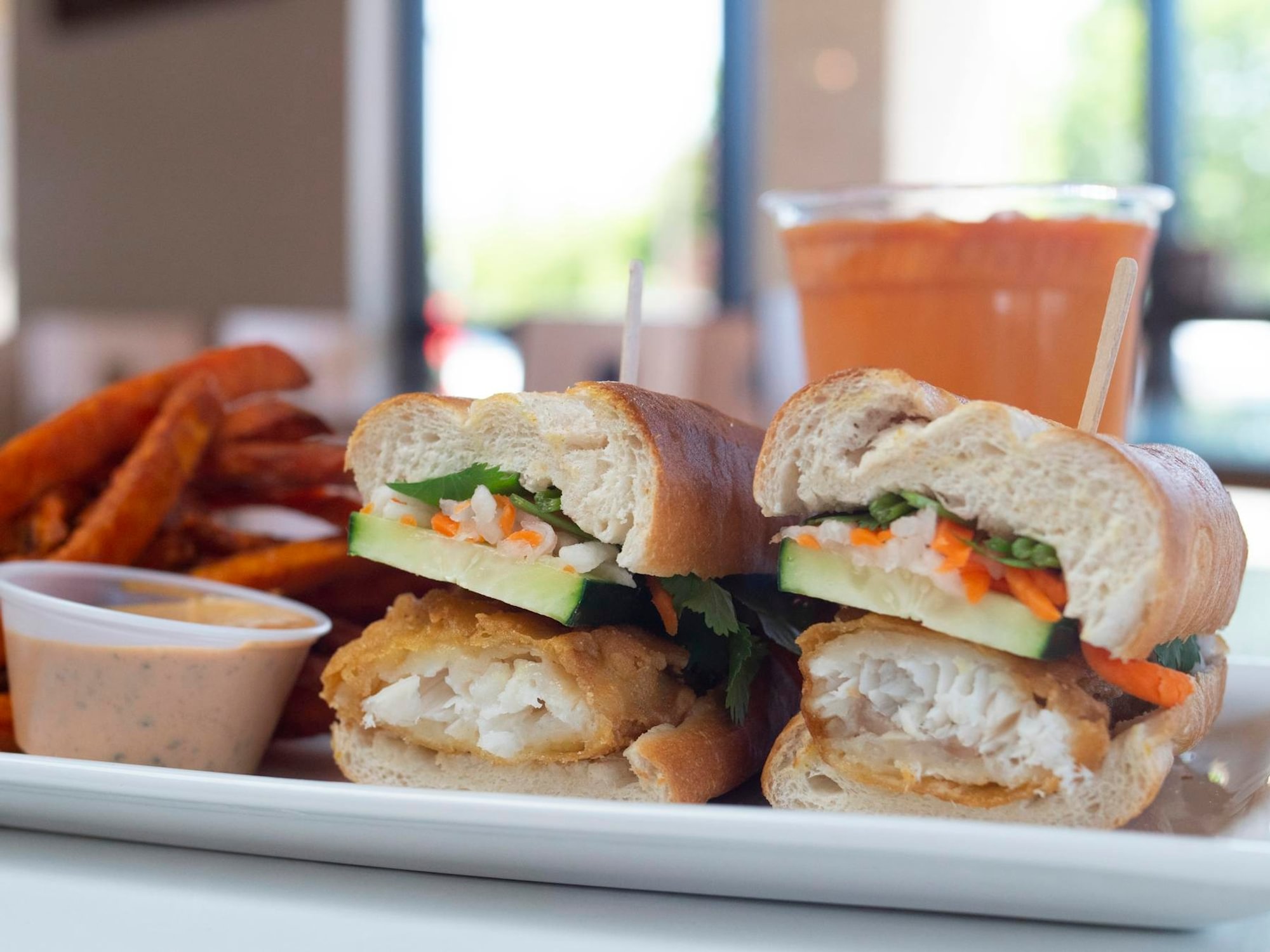 Fried Fish Po-Boy Banh Mi