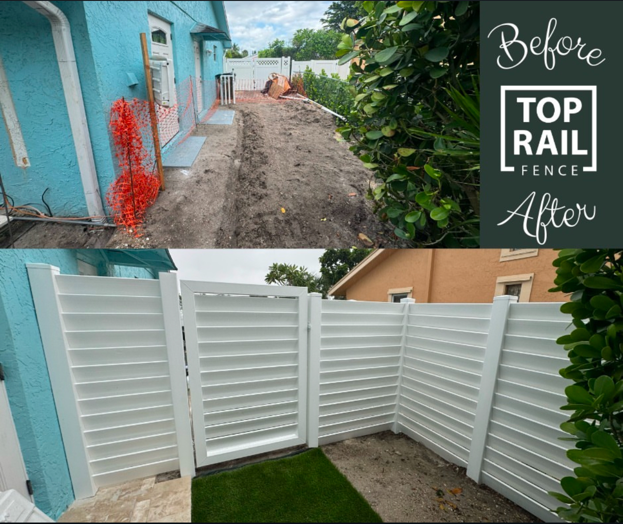 Top Rail Fence Pompano Beach Image