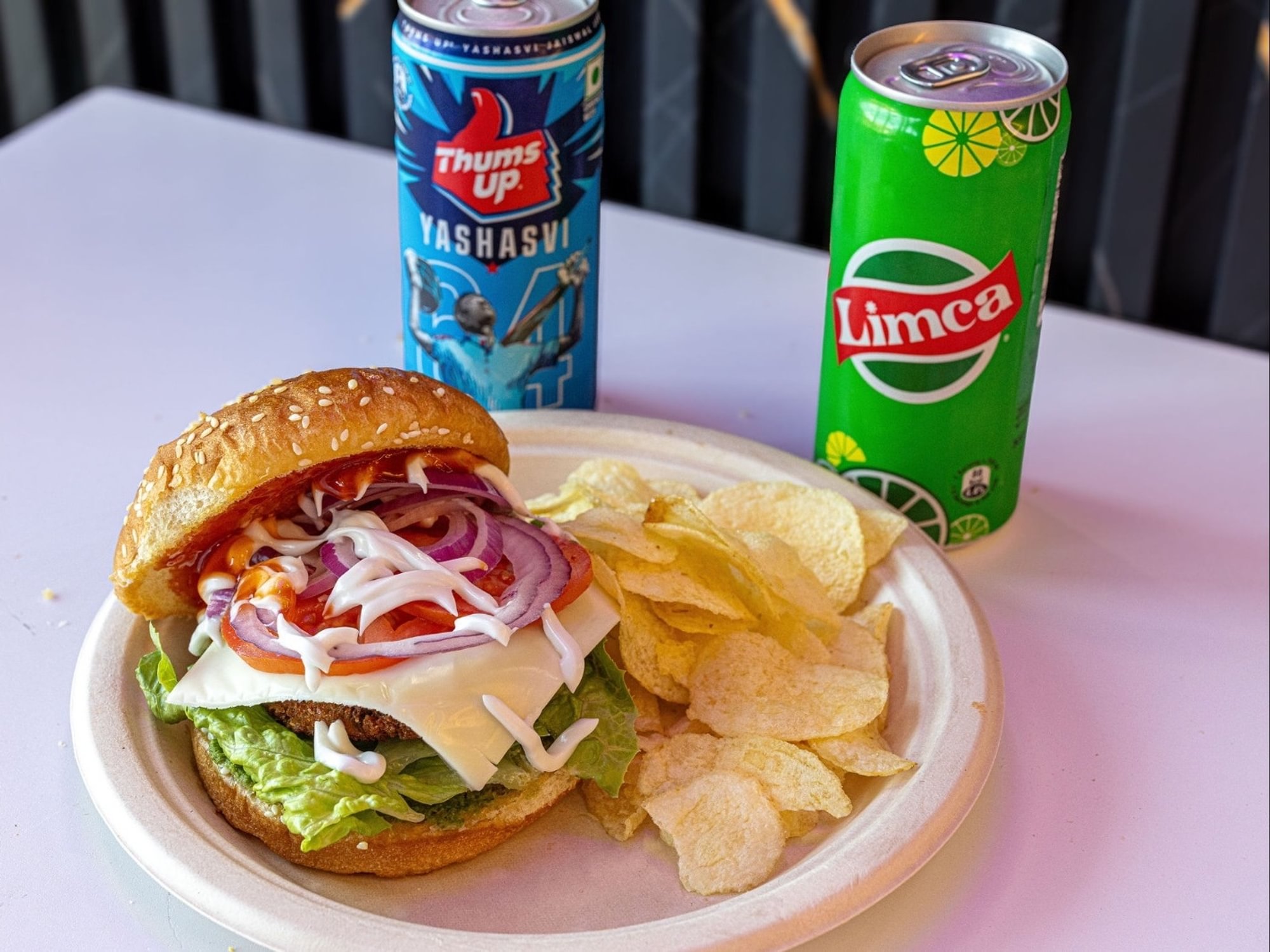 Desi Supreme Burger Combo (S) (J)
