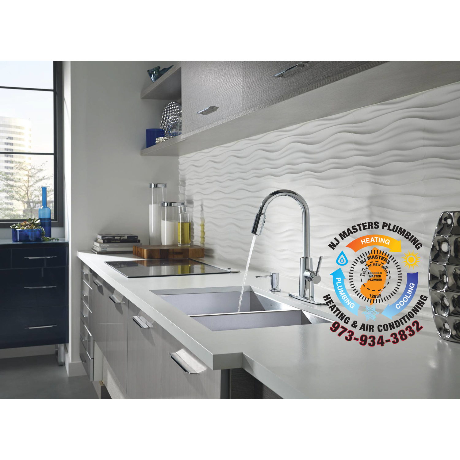 NJ Masters Plumbing Logo