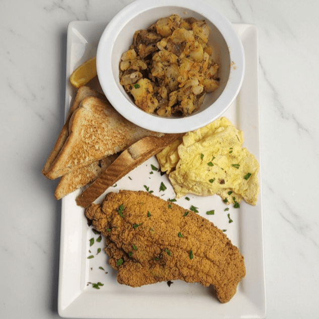 Fish & Grits Fried (Swai)