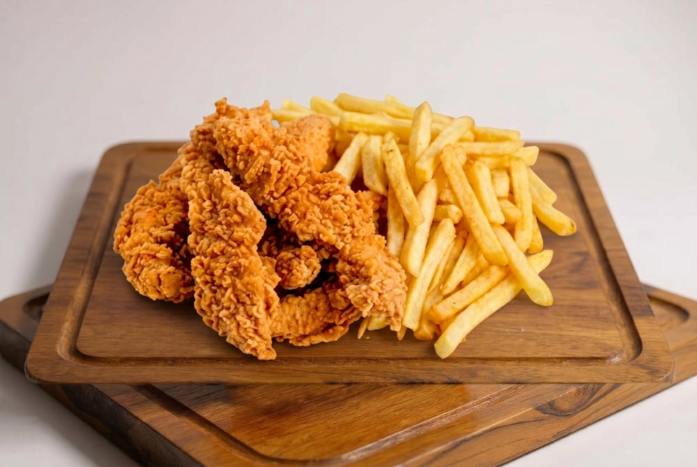Chicken Fingers with French Fries