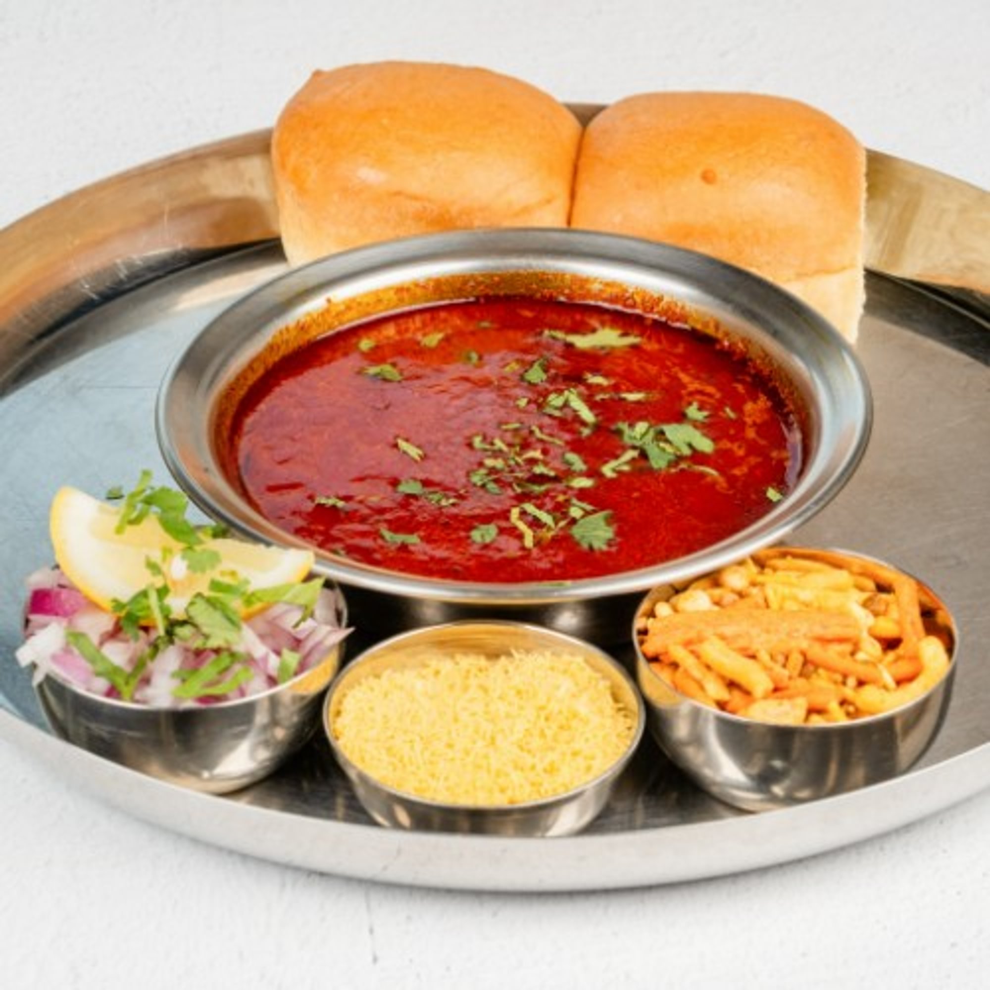 Misal Paav Plate (2 Pieces)