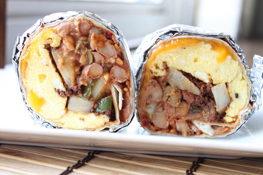 Egg Potato Beans