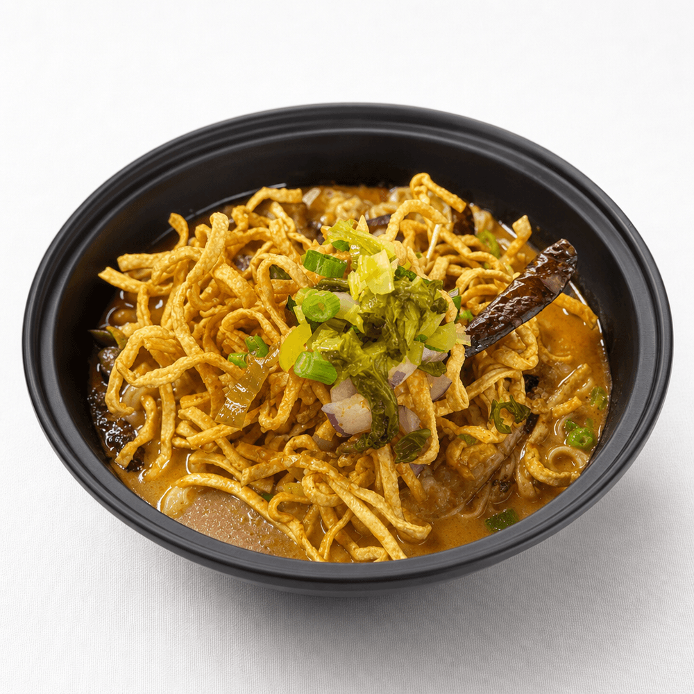 Khao Soi No Meat Noodle Soup