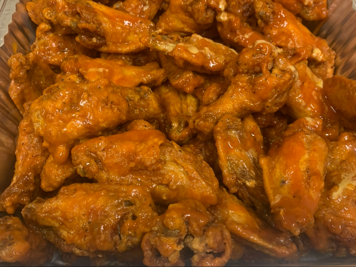 Mango Habanero wings (Dozen)