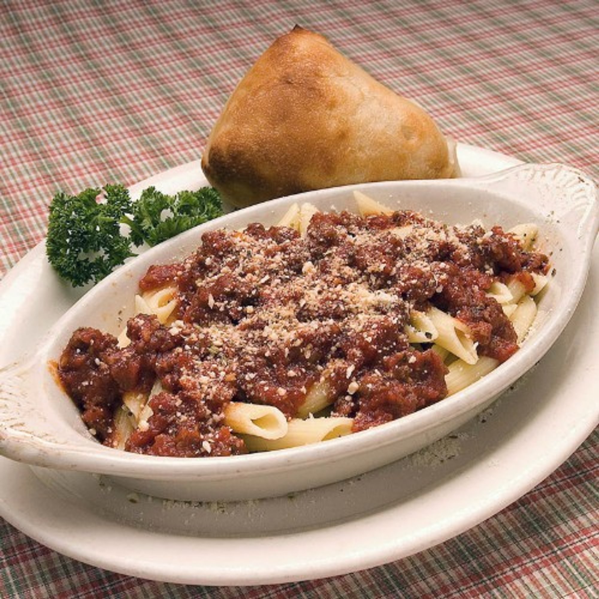 Penne Pasta in Meat Sauce