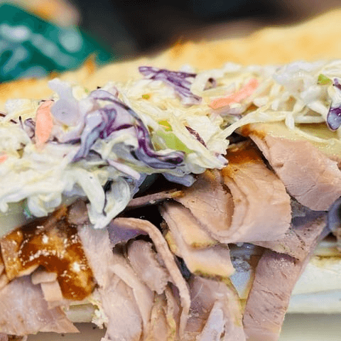 Cuban American Pulled Deli Pork Sandwich
