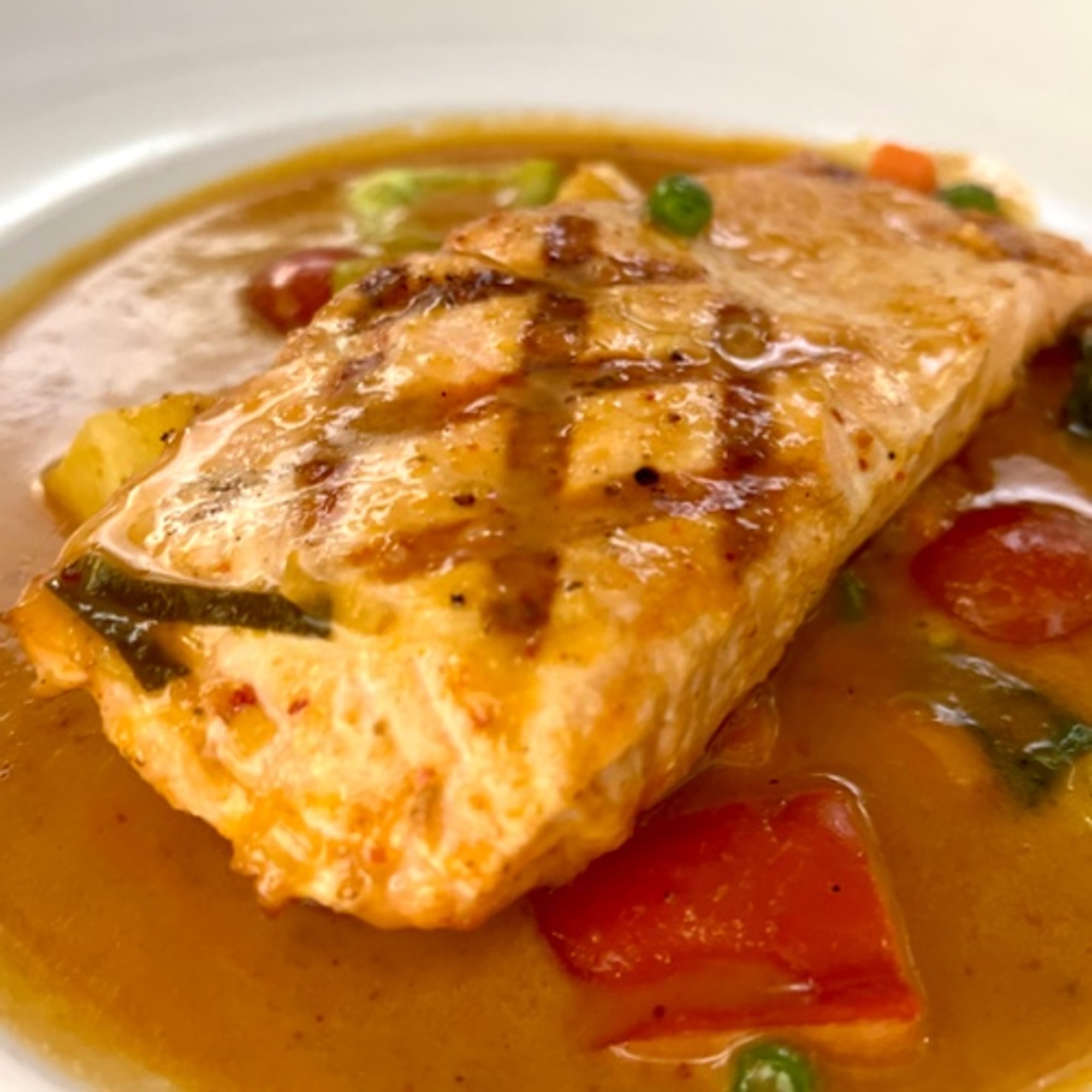 Salmon Pineapple Curry