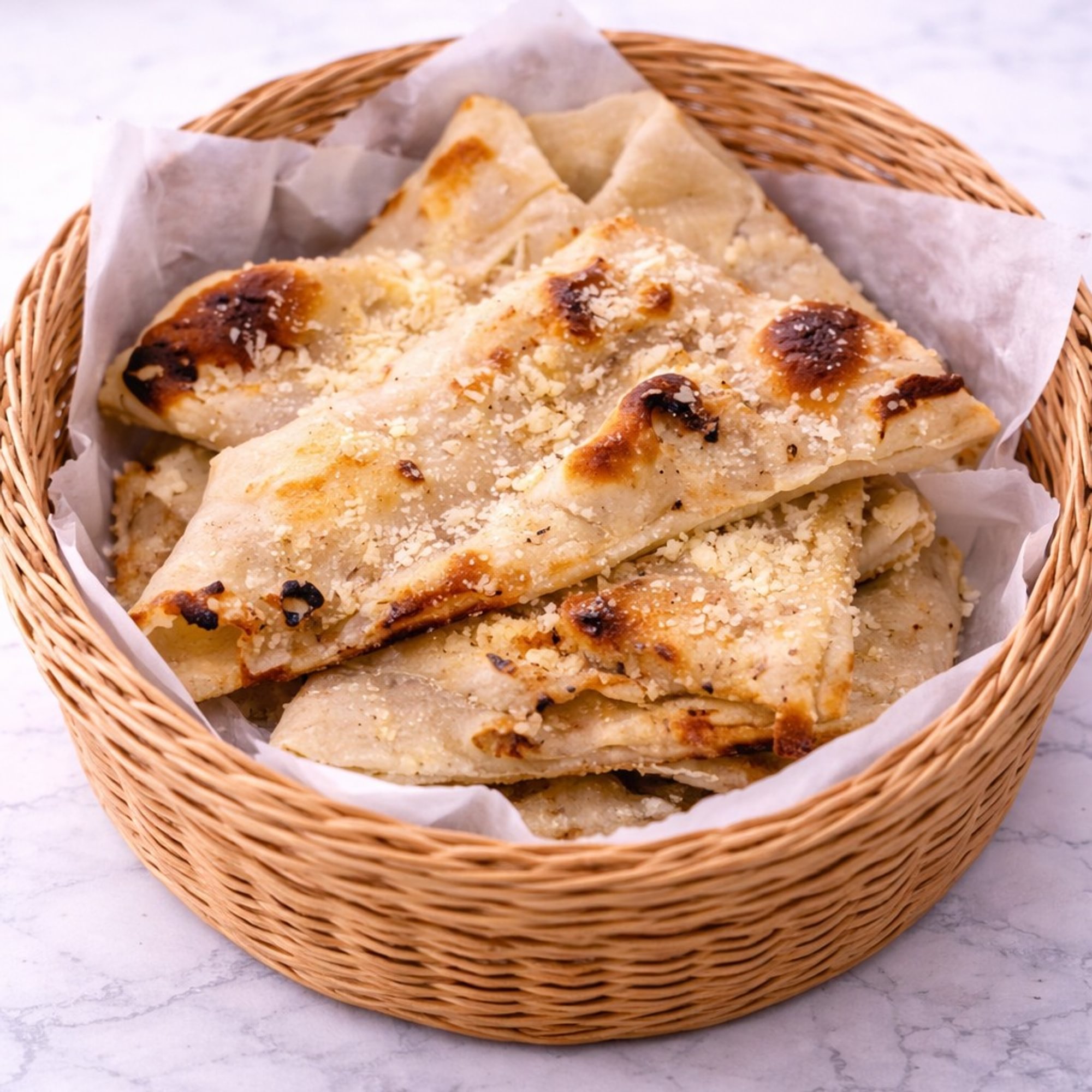 Truffle Parmesan Naan