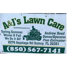 A  and  J's Lawncare Logo