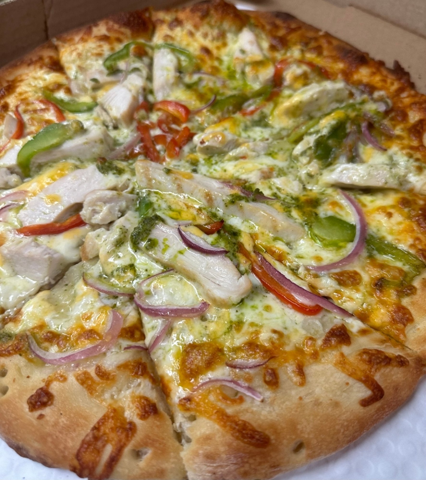Tuscan Chicken Pizza