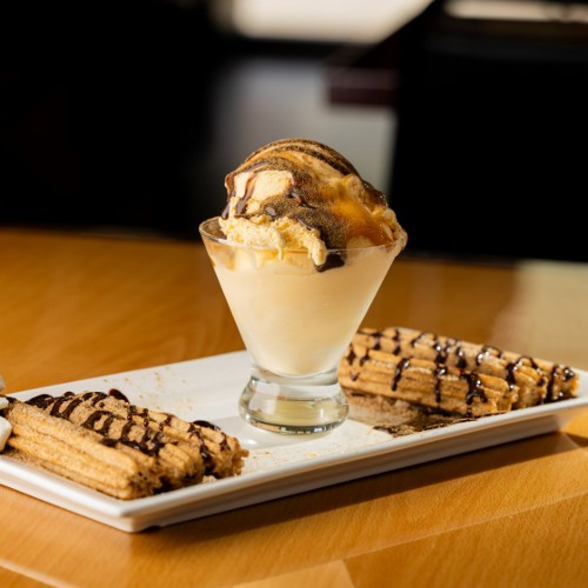 Churros and Ice Cream
