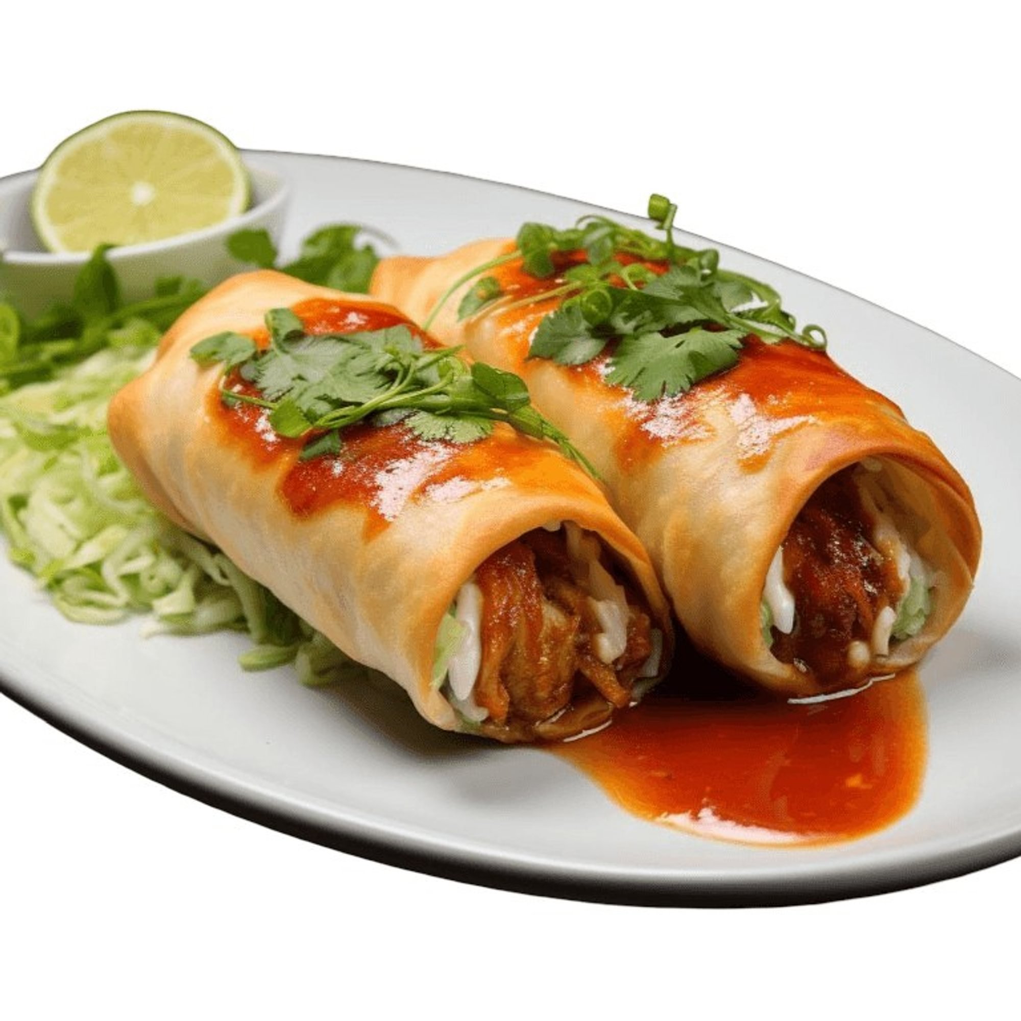 Half Chimichanga Lunch