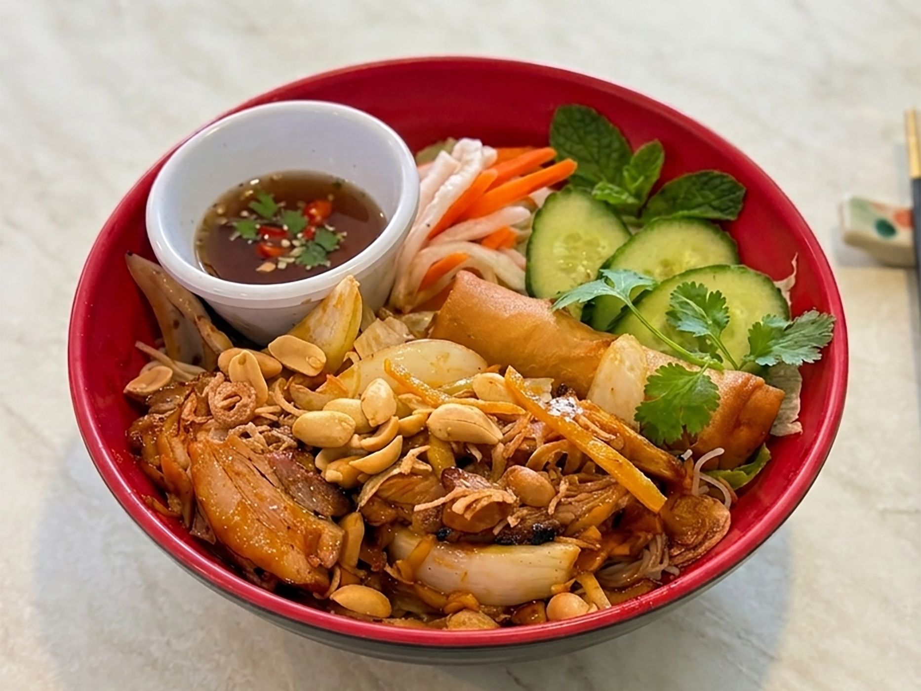 V2. Grilled Chicken Vermicelli Salad