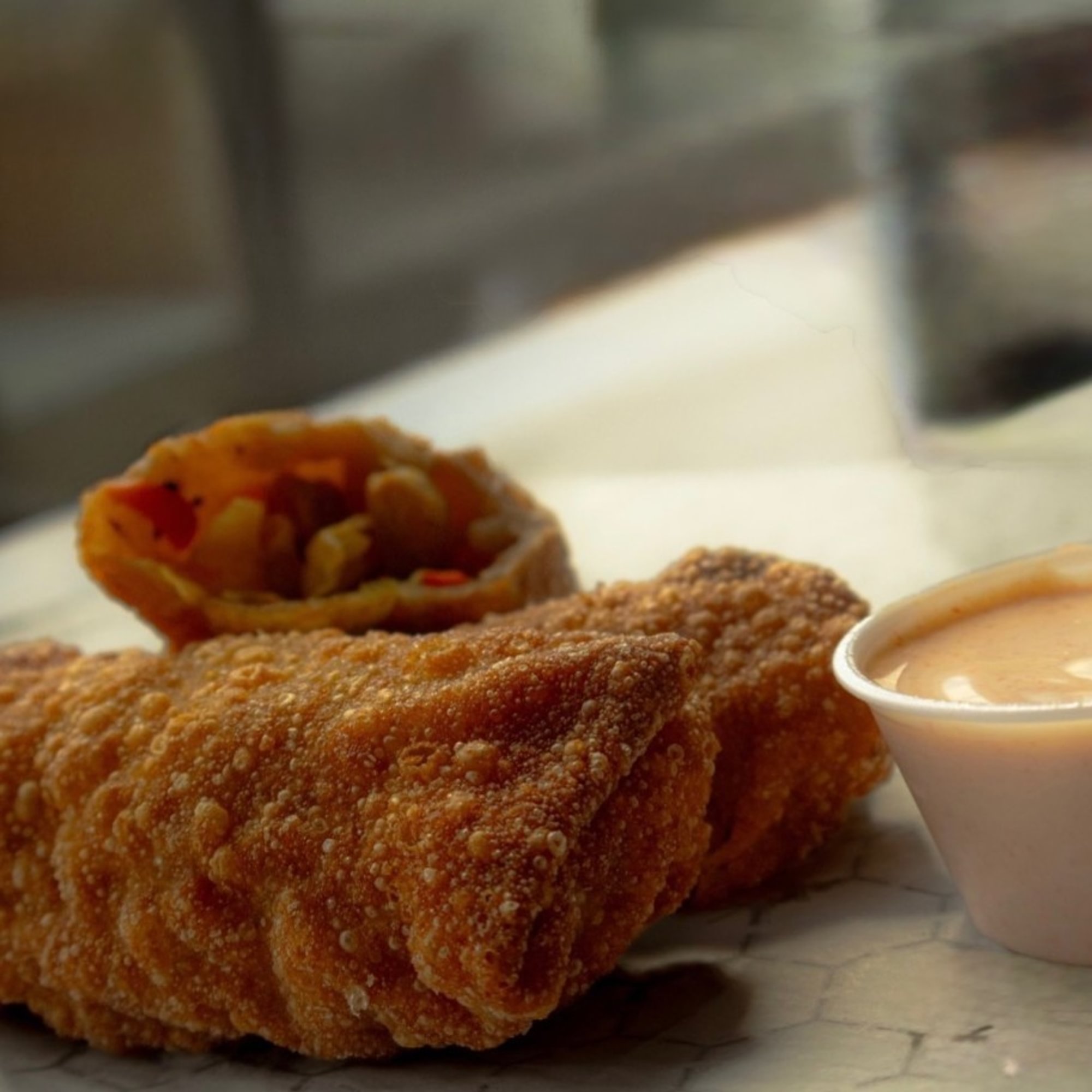 Two (2) Teriyaki Chicken Egg Rolls