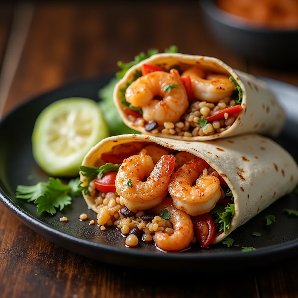 Grilled Shrimp Burrito