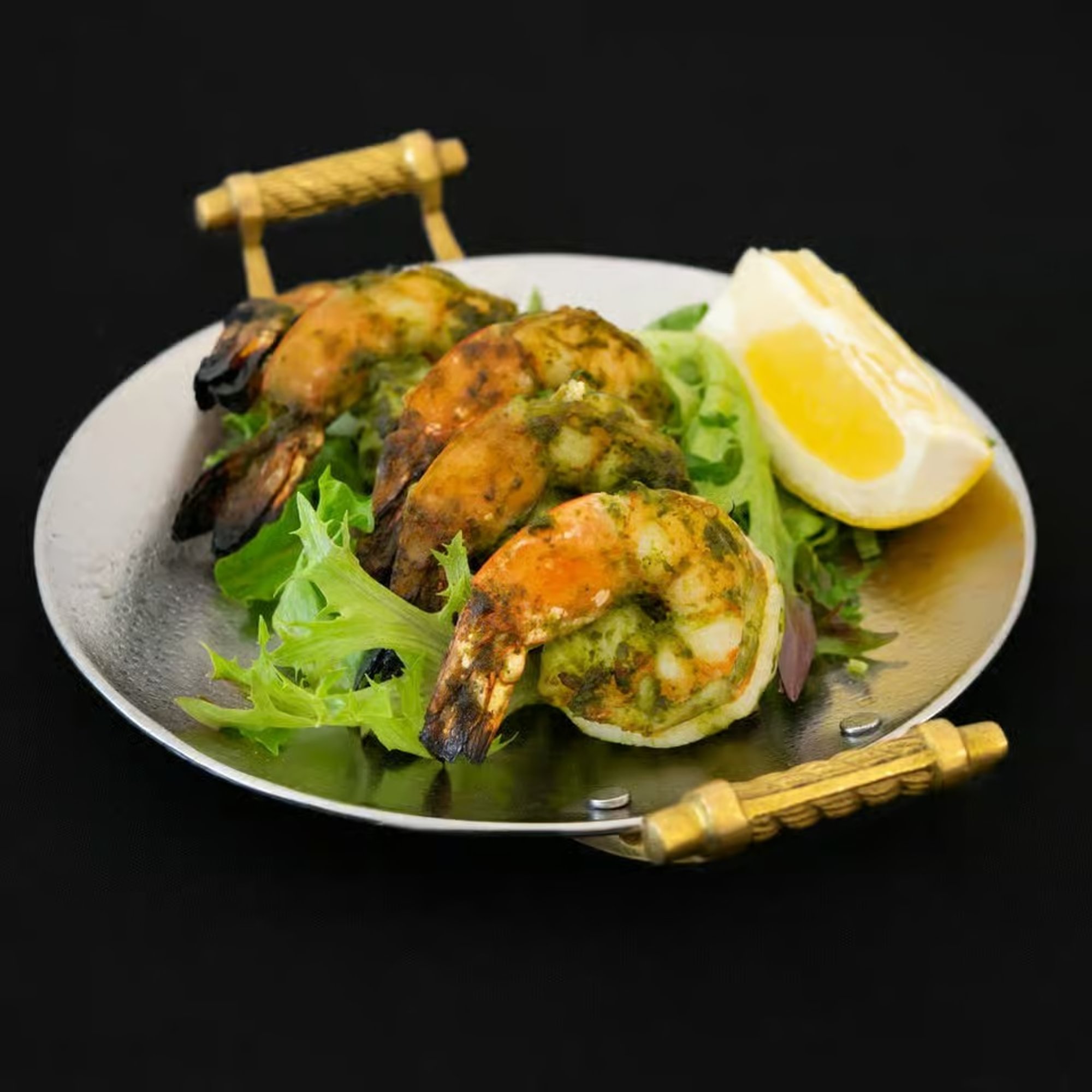 Mango Tulsi Prawns
