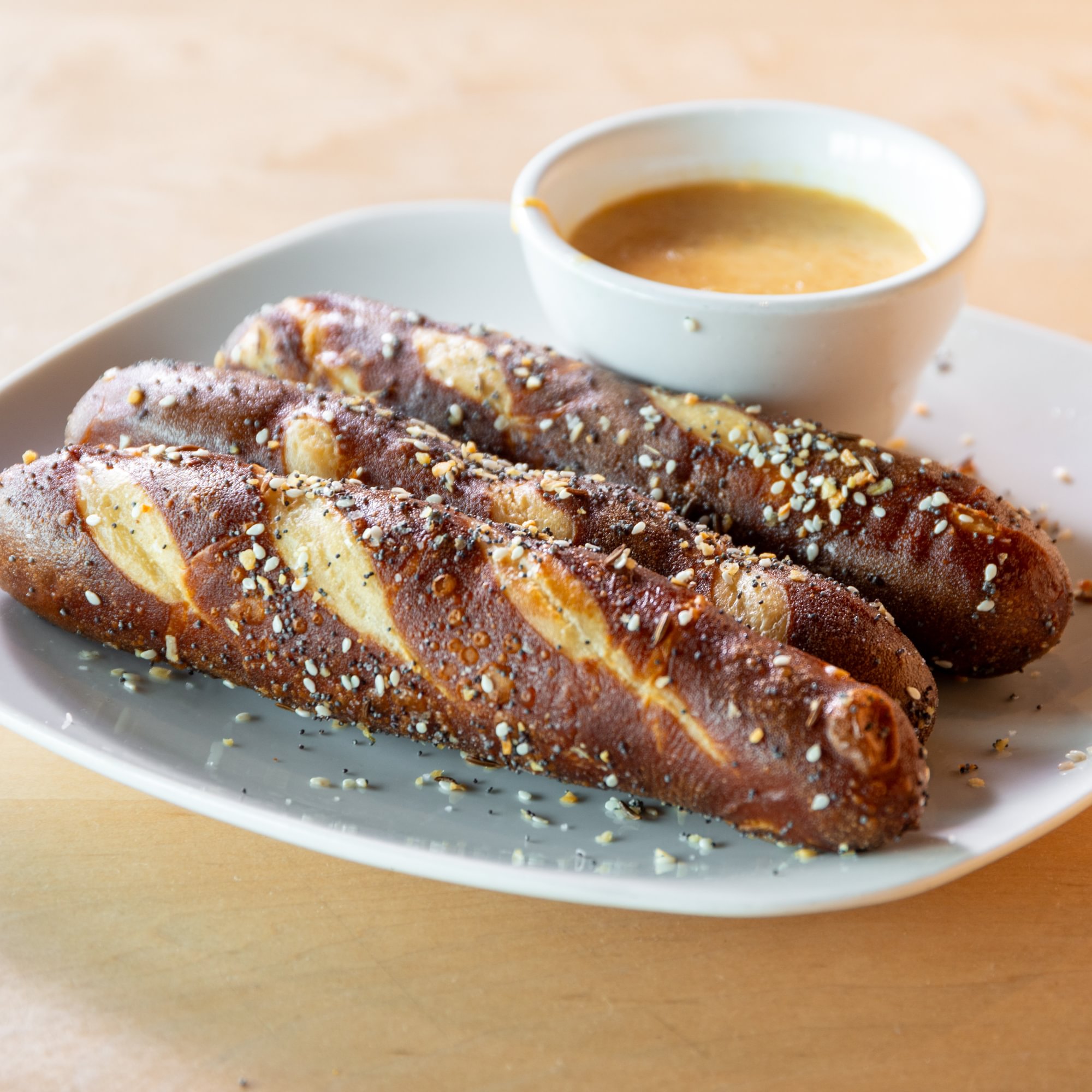 Bavarian Everything Pretzel