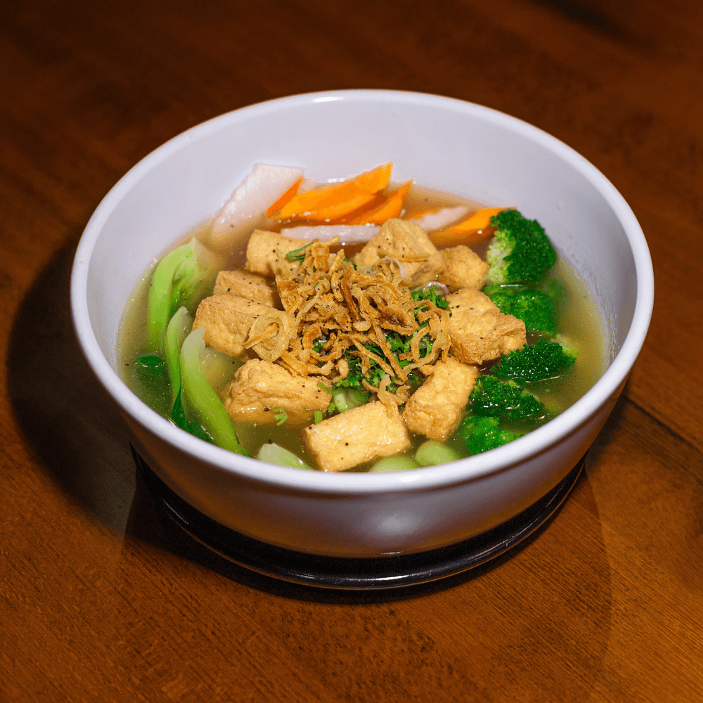Vegetable Noodle Soup with Tofu