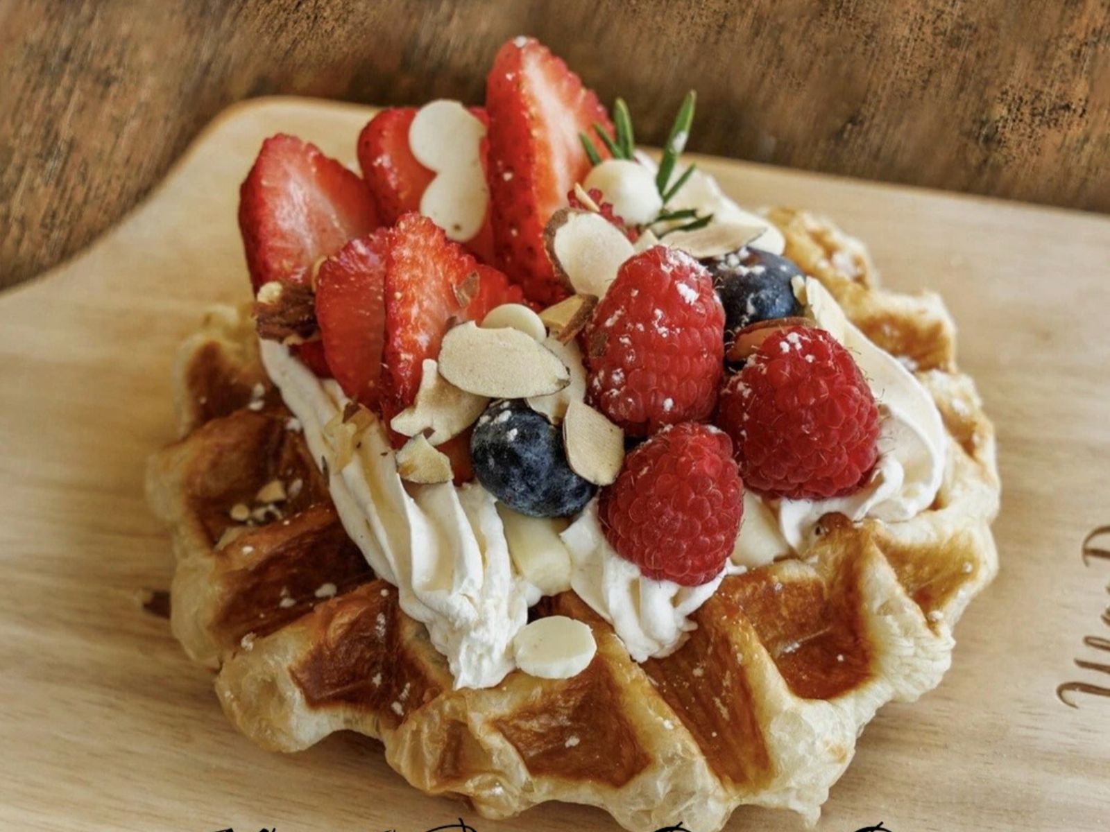 Mixed Berry Croffle