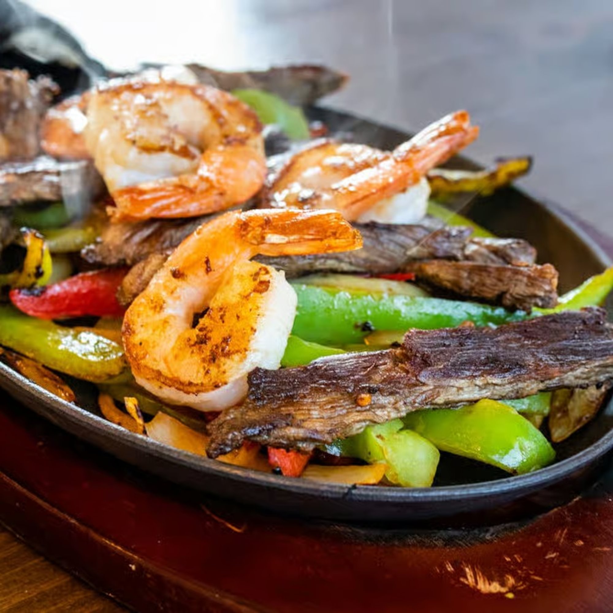 Shrimp & Steak Fajitas