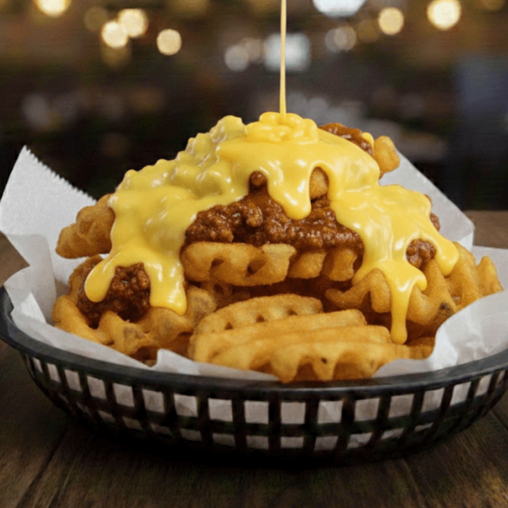 Waffle Chili Cheese