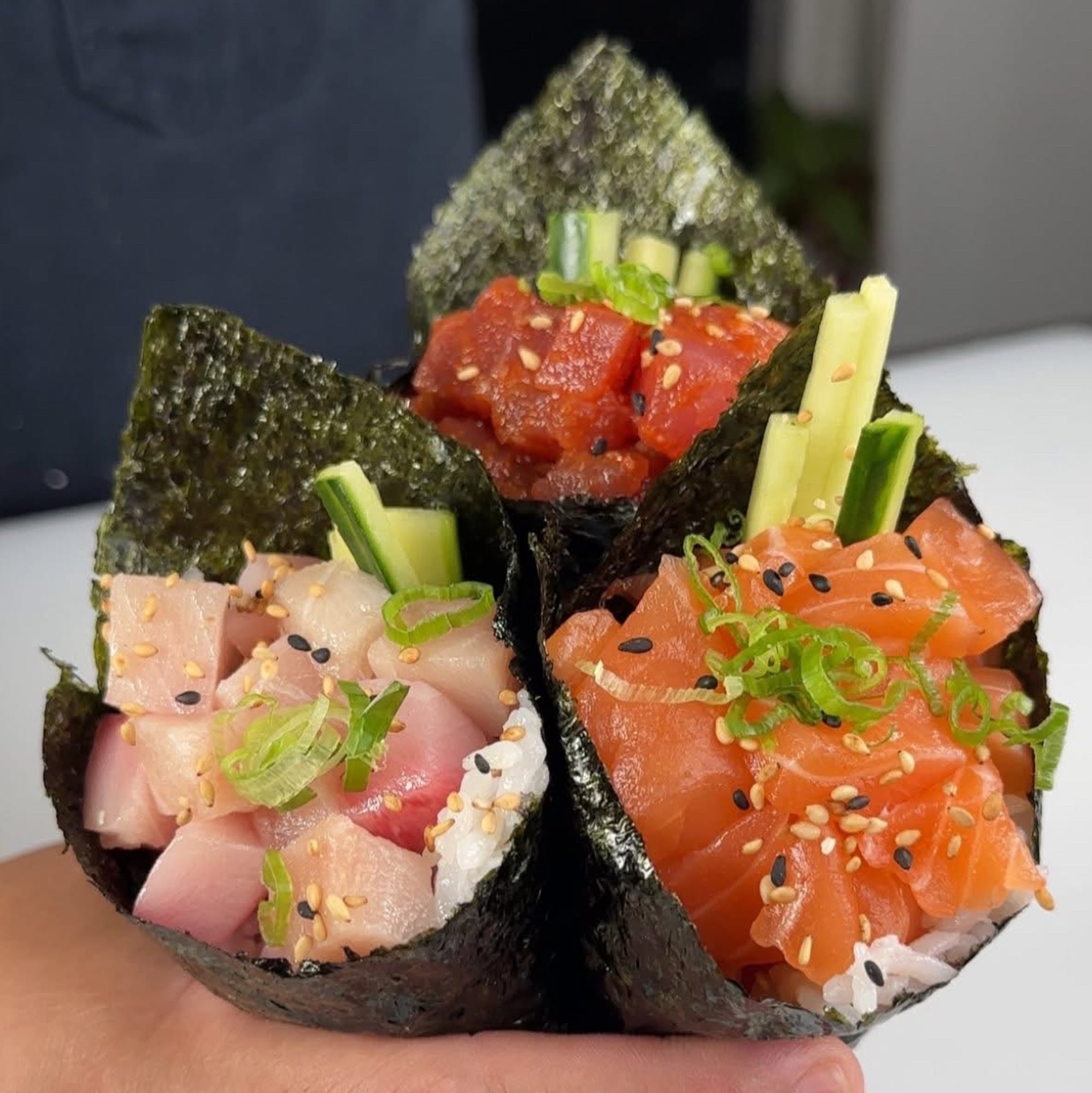 3 Hand Rolls, Chef Choice