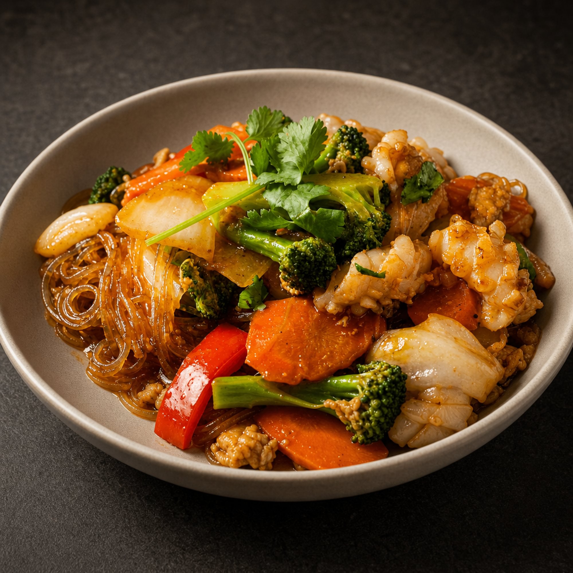 Phad Woon Sen (Glass Noodles)